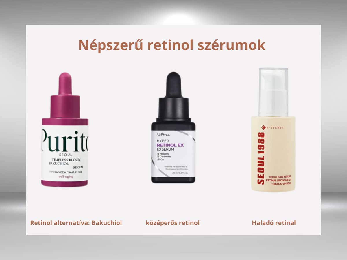 szérumok retinol